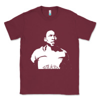 Burgundy Pele Sillhouette Classic Tee - artisFamous