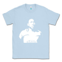 Dusty Blue Pele Sillhouette Classic Tee - artisFamous