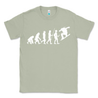 Matcha Snowboarding Evolution | Snowboard Mountain Winter Classic Tee - artisFamous