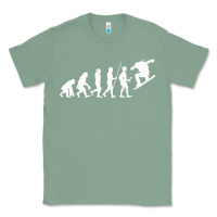 Sage Snowboarding Evolution | Snowboard Mountain Winter Classic Tee - artisFamous
