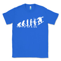 True Royal Snowboarding Evolution | Snowboard Mountain Winter Classic Tee - artisFamous