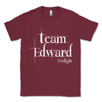 Burgundy Team Edward Twilight Shirt, Twilight Saga Classic Tee - artisFamous