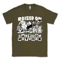 Army Green raised on cartoon network Classic Tee - artisFamous