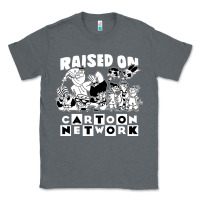 Charcoal Heather raised on cartoon network Classic Tee - artisFamous
