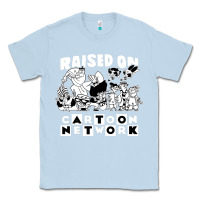 Dusty Blue raised on cartoon network Classic Tee - artisFamous