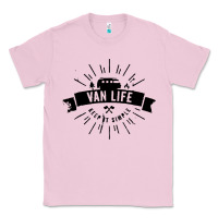 Bubblegum Pink camper vintage retro Classic Tee - artisFamous