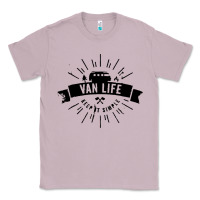 Lilac camper vintage retro Classic Tee - artisFamous