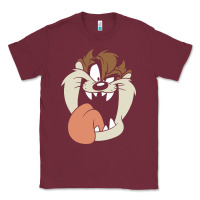 Burgundy manic taz Classic Tee - artisFamous