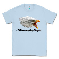 Dusty Blue the screaming eagle Classic Tee - artisFamous