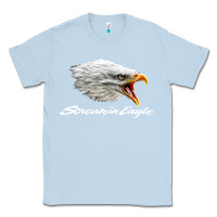 Dusty Blue the screaming eagle Classic Tee - artisFamous