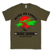 Army Green MIYAGY DO KARATE Classic Tee - artisFamous