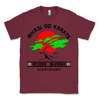 Burgundy MIYAGY DO KARATE Classic Tee - artisFamous