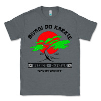 Charcoal Heather MIYAGY DO KARATE Classic Tee - artisFamous