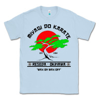 Dusty Blue MIYAGY DO KARATE Classic Tee - artisFamous