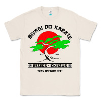 Natural MIYAGY DO KARATE Classic Tee - artisFamous