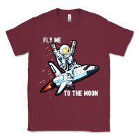 Burgundy dogecoin hodl to the moon Classic Tee - artisFamous