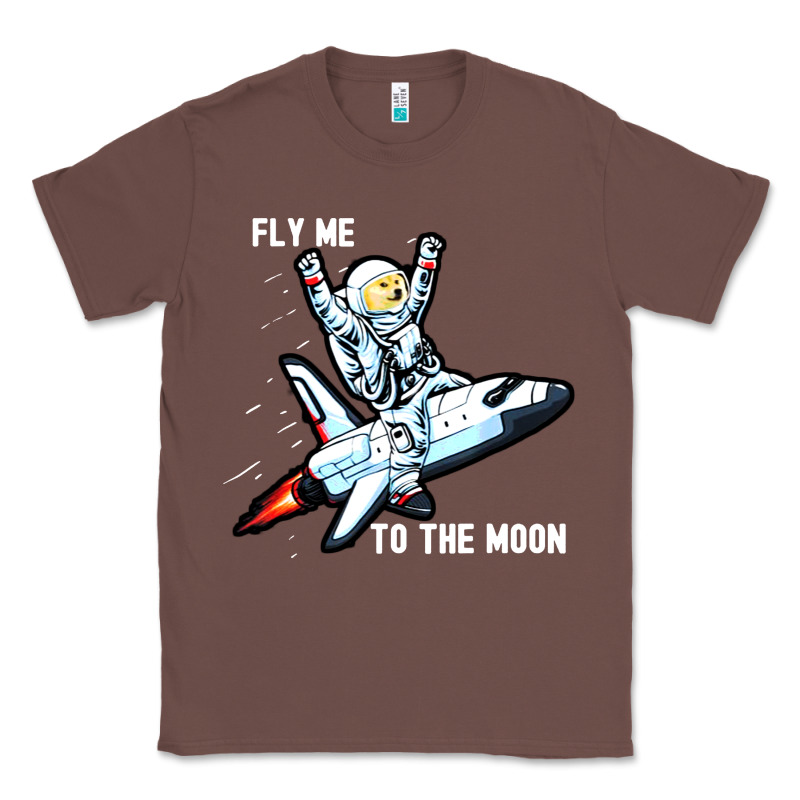 Dogecoin Hodl To The Moon Classic Tee by artisFamous | Teevron