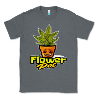 Charcoal Heather flower pot funny weed Classic Tee - artisFamous