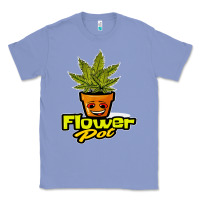 Colony Blue flower pot funny weed Classic Tee - artisFamous