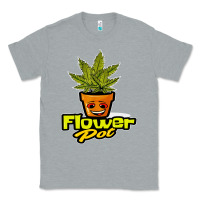 Heather Grey flower pot funny weed Classic Tee - artisFamous