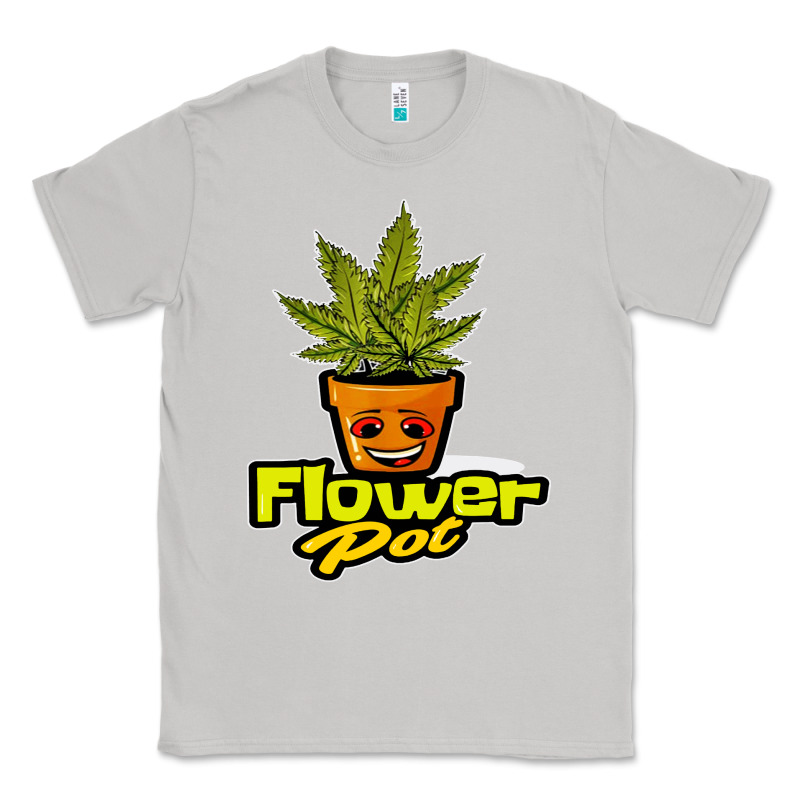 Flower Pot Funny Weed Classic Tee by artisFamous | Teevron