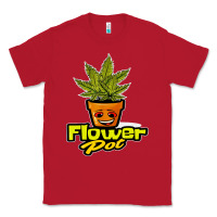 Red flower pot funny weed Classic Tee - artisFamous