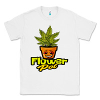 White flower pot funny weed Classic Tee - artisFamous
