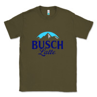 Army Green Vintage Busch Light Busch Latte Classic Tee - artisFamous