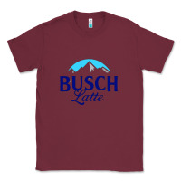 Burgundy Vintage Busch Light Busch Latte Classic Tee - artisFamous