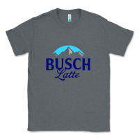 Charcoal Heather Vintage Busch Light Busch Latte Classic Tee - artisFamous