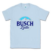Dusty Blue Vintage Busch Light Busch Latte Classic Tee - artisFamous