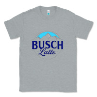 Heather Grey Vintage Busch Light Busch Latte Classic Tee - artisFamous