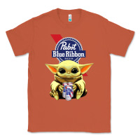 Copper Baby Yoda Hugs Pabst Blue Ribbon Beer Classic Tee - artisFamous