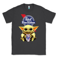Baby Yoda Hugs Pabst Blue Ribbon Beer Classic Tee | Teevron