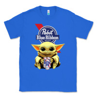 True Royal Baby Yoda Hugs Pabst Blue Ribbon Beer Classic Tee - artisFamous
