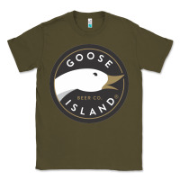 Army Green Goose Island  Beer Classic Tee - artisFamous
