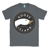 Charcoal Heather Goose Island  Beer Classic Tee - artisFamous