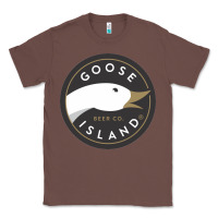 Chestnut Goose Island  Beer Classic Tee - artisFamous