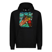Black just a girl who loves horseshoe Premium Hoodie - RanaPortraitStore