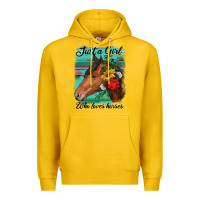 Lemon just a girl who loves horseshoe Premium Hoodie - RanaPortraitStore