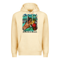Pina Colada just a girl who loves horseshoe Premium Hoodie - RanaPortraitStore