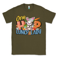 Army Green one hip lunch lady easter day Classic Tee - FaDigitalArtStudio