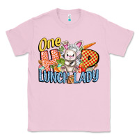 Bubblegum Pink one hip lunch lady easter day Classic Tee - FaDigitalArtStudio