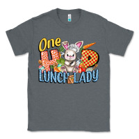 Charcoal Heather one hip lunch lady easter day Classic Tee - FaDigitalArtStudio