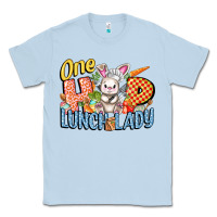 Dusty Blue one hip lunch lady easter day Classic Tee - FaDigitalArtStudio