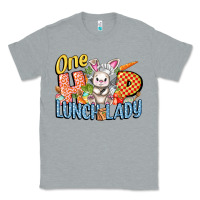 Heather Grey one hip lunch lady easter day Classic Tee - FaDigitalArtStudio