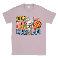 Lilac one hip lunch lady easter day Classic Tee - FaDigitalArtStudio