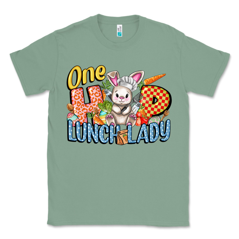 One Hip Lunch Lady Easter Day Classic Tee by FaDigitalArtStudio | Teevron