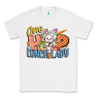 White one hip lunch lady easter day Classic Tee - FaDigitalArtStudio
