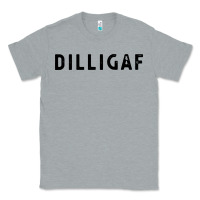 Heather Grey dilligaf do i look like  sarcastic humor Classic Tee - artisFamous